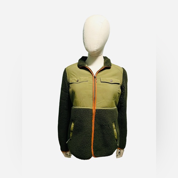 Duluth Trading Co. Sherpa Utility Women's Army Green Jacket Size Small - Picture 2 of 13